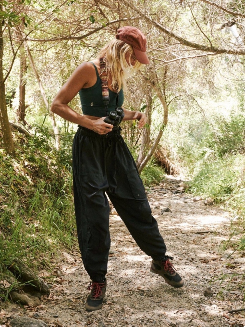 Free People Spring Trekker Pants in Black NWOT X Small MSRP $118